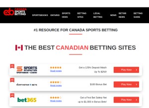 How canadasportsbetting.ca looks like on a tablet such as an iPad.