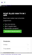 How canaldigitaal.nl looks like on a mobile device such as an iPhone.