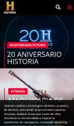 How canalhistoria.es looks like on a mobile device such as an iPhone.