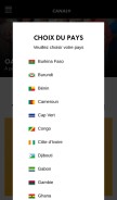 How canalplus-afrique.com looks like on a mobile device such as an iPhone.