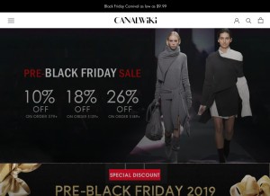 How canalwiki.com looks like on a tablet such as an iPad.