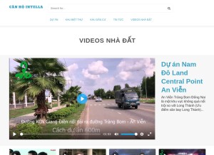 How canhointella.com looks like on a tablet such as an iPad.