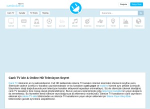 How canlitvlive.io looks like on a tablet such as an iPad.