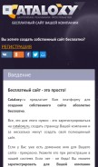 How caorg.ru looks like on a mobile device such as an iPhone.