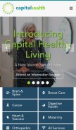 How capitalhealth.org looks like on a mobile device such as an iPhone.