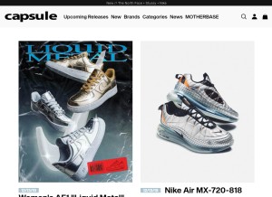 How capsuletoronto.com looks like on a tablet such as an iPad.