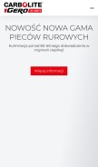 How carbolite-gero.pl looks like on a mobile device such as an iPhone.