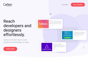 How carbonads.net looks like on a tablet such as an iPad.