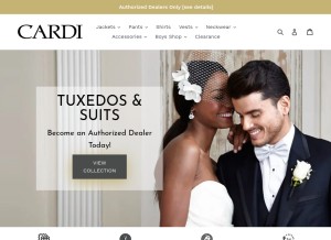 How cardiinternational.com looks like on a tablet such as an iPad.