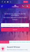 How careermarg.in looks like on a mobile device such as an iPhone.