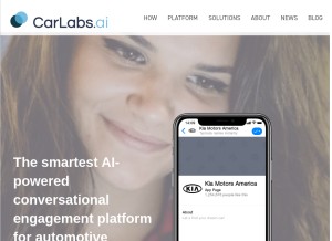 How carlabs.com looks like on a tablet such as an iPad.