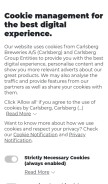How carlsberggroup.com looks like on a mobile device such as an iPhone.