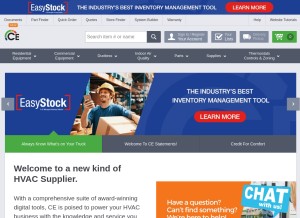 How carrierenterprise.com looks like on a tablet such as an iPad.