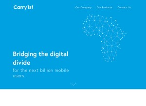 How carry1st.com looks like on a tablet such as an iPad.