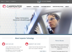 How cartech.com looks like on a tablet such as an iPad.