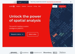 How carto.com looks like on a tablet such as an iPad.