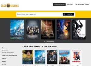 How casacinema.fun looks like on a tablet such as an iPad.