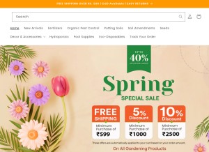 How casadeamor.in looks like on a tablet such as an iPad.