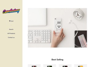How casefantasy.com looks like on a tablet such as an iPad.