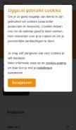 How casema.nl looks like on a mobile device such as an iPhone.