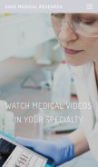 How casemedicalresearch.com looks like on a mobile device such as an iPhone.