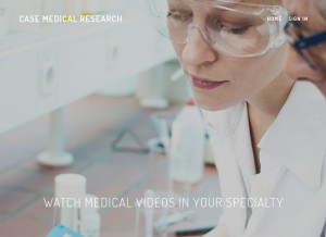 How casemedicalresearch.com looks like on a tablet such as an iPad.
