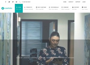 How casetabs.com looks like on a tablet such as an iPad.