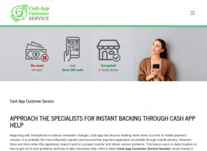 How cashapp-customerservice.com looks like on a tablet such as an iPad.