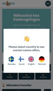How casinogringos.com looks like on a mobile device such as an iPhone.