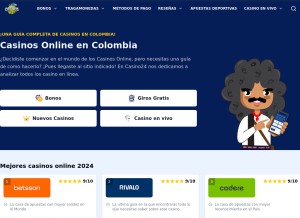 How casinos24.co looks like on a tablet such as an iPad.