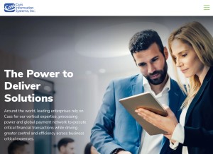 How cassinfo.com looks like on a tablet such as an iPad.