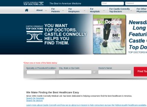 How castleconnolly.com looks like on a tablet such as an iPad.