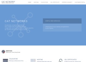 How cat.net looks like on a tablet such as an iPad.