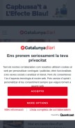 How catalunyadiari.com looks like on a mobile device such as an iPhone.