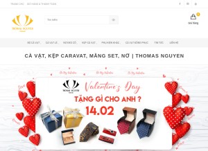 How cavatcaocap.com looks like on a tablet such as an iPad.