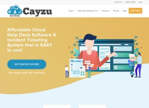 How cayzu.com looks like on a tablet such as an iPad.