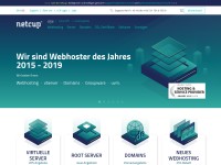 Desktop screenshot for netcup.net