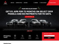 Desktop screenshot for mitsubishicars.com