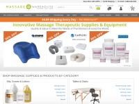 Desktop screenshot for massagewarehouse.com