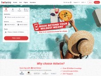 Desktop screenshot for hotwire.com
