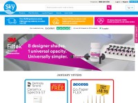 Desktop screenshot for dentalsky.com