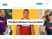 Desktop screenshot for nicechristianshirts.com