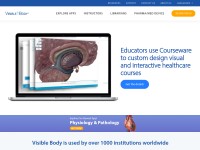 Desktop screenshot for visiblebody.com