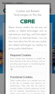 How cbre.no looks like on a mobile device such as an iPhone.