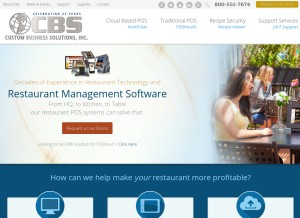 How cbsnorthstar.com looks like on a tablet such as an iPad.