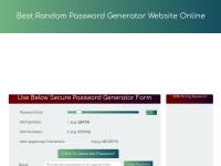 Desktop screenshot for allrandompasswordgenerator.com