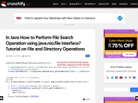 Desktop screenshot for crunchify.com