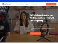 Desktop screenshot for mylivecart.com