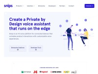 Desktop screenshot for snips.ai