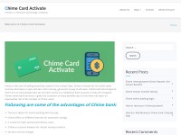 Desktop screenshot for chimecardactivate.com
